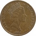 Остров Мэн 2 пенса 1994 год - Кельтский крест с инструментами в круге