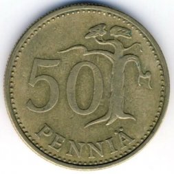 Финляндия 50 пенни 1964 год