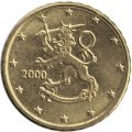 Финляндия 10 евроцентов 2000 год - Герб Финляндии