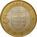 Финляндия 5 евро 2011 год - Остроботния