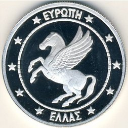 Греция 10 экю 1992 год