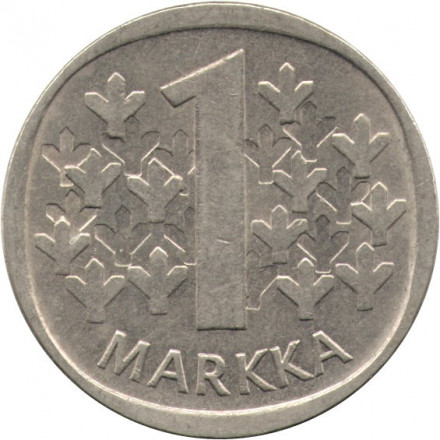 Финляндия 1 марка 1969 год