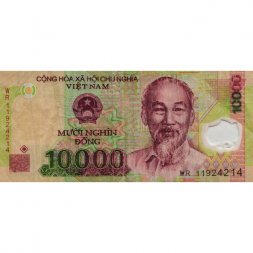 Вьетнам 10000 донгов 2011 год - Хо Ши Мин. Морские нефтяные вышки - F