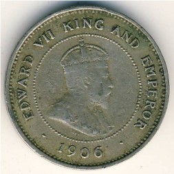 Ямайка 1 фартинг 1906 год