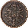 Германия 2 пфеннига 1876 год (A)