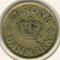 Дания 1/2 кроны 1925 год - Король Кристиан X