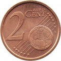 Сан-Марино 2 евроцента 2006 год - Статуя Свободы в городе Сан-Марино