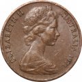 Австралия 1 цент 1971 год - Карликовый летучий кускус
