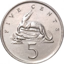 Ямайка 5 центов 1987 год