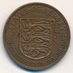 Джерси 1/24 шиллинга 1937 год