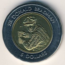 Австралия 5 долларов 1997 год