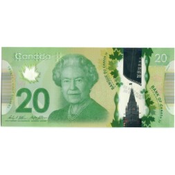 Канада 20 долларов 2012 год (подпись Wilkins &amp; Stephen Poloz) UNC-