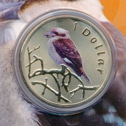 Австралия 1 доллар 2011 год - Кукабара (Al-Br)