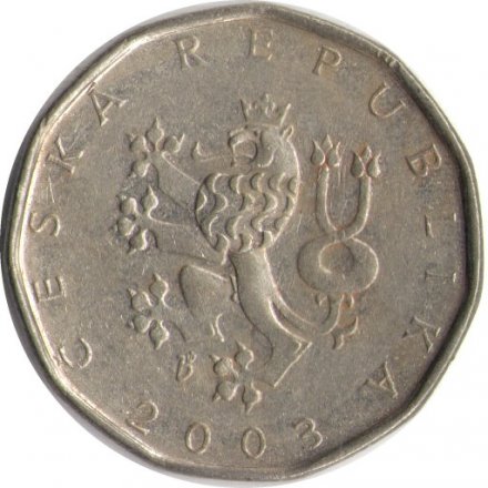 Чехия 2 кроны 2003 год