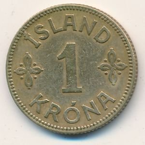 Исландия 1 крона 1929 год