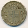 Исландия 1 крона 1929 год