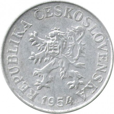 Чехословакия 10 геллеров 1954 год
