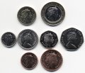 Набор из 8 монет Фолклендские острова 1998 - 2011 год