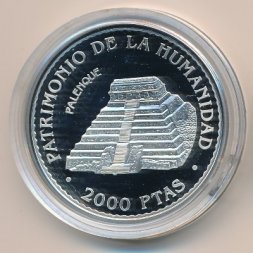 Испания 2000 песет 1996 год