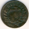 Швейцария 2 раппена 1902 год