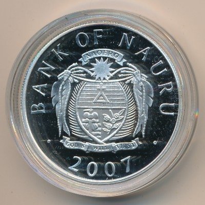 Науру 5 долларов 2007 год