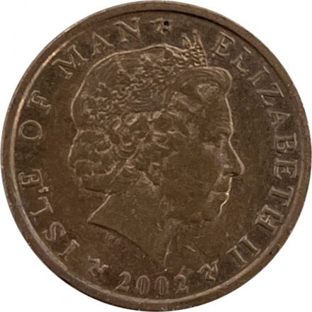 Остров Мэн 1 пенни 2002 год - Руины древней часовни (&quot;AE&quot; на реверсе)