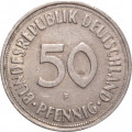 ФРГ 50 пфеннигов 1971 год (F)