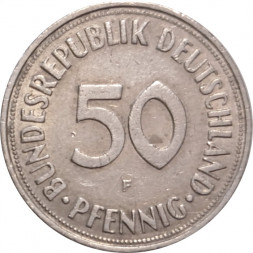 ФРГ 50 пфеннигов 1971 год (F)