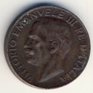 Италия 5 чентезимо 1933 год