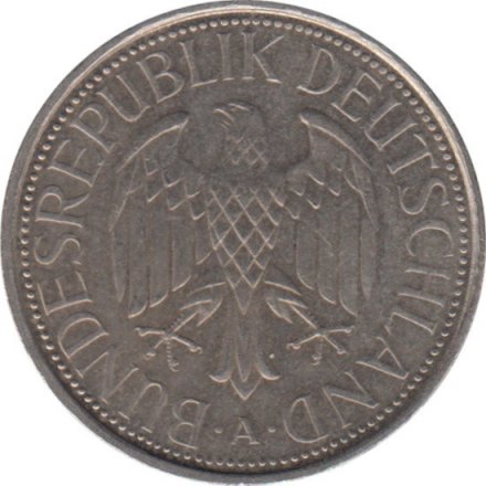ФРГ 1 марка 1992 год (A)