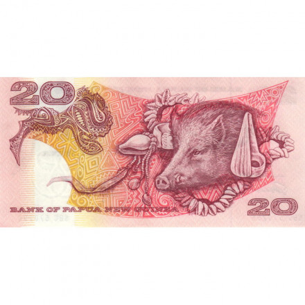 Папуа - Новая Гвинея 20 кина 1989-1992 год - UNC