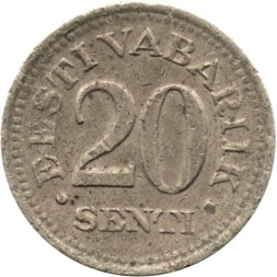 Эстония 20 сенти 1935 год