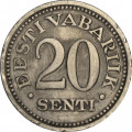 Эстония 20 сентов 1935 год