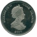 Острова Кука 1 доллар 2007 год - Гибель Нельсона