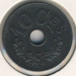 Люксембург 10 сантимов 1915 год