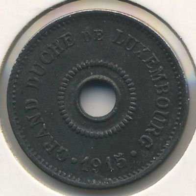 Люксембург 10 сантимов 1915 год