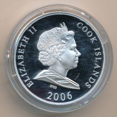 Острова Кука 10 долларов 2006 год - Статуя свободы