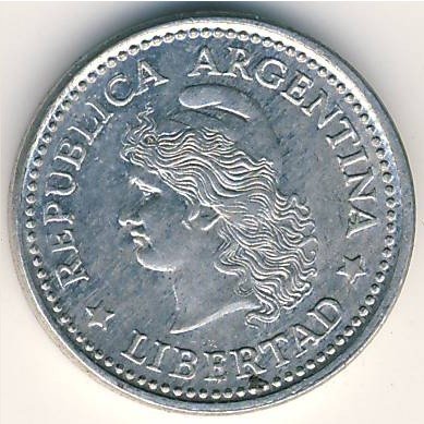 Аргентина 1 сентаво 1971 год