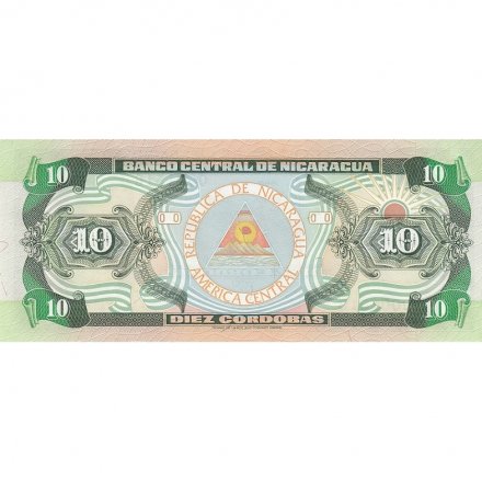 Никарагуа 10 кордоба 1990 год - UNC
