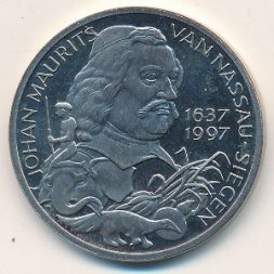 Нидерланды 2 1/2 экю 1997 год - Иоганн Мориц Нассау-Зигенский