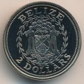 Белиз 2 доллара 1998 год