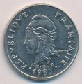 Французская Полинезия 20 франков 1983 год