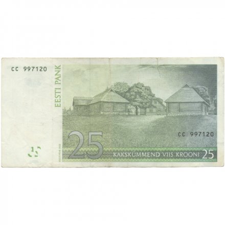 Эстония 25 крон 2002 год - F
