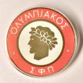 Значок &quot;ФУТБОЛ. Футбольные клубы Европы. ОЛИМПИАКОС OLYMPIAKOS&quot;