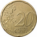 Австрия 20 евроцентов 2004 год - Дворец Бельведер