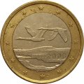 Финляндия 1 евро 2006 год - Летящие лебеди