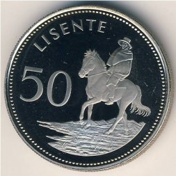 Лесото 50 лисенте 1981 год