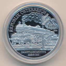 Австрия 20 евро 2008 год