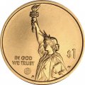 США 1 доллар 2025 год - Американские инновации - Космический центр имени Линдона Джонсона в Техасе (P)