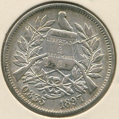Гватемала 2 реала 1897 год